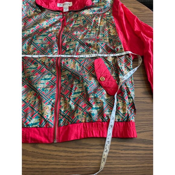 Lavon red green gold lined track suit jogging suit size Large - Picture 11 of 15
